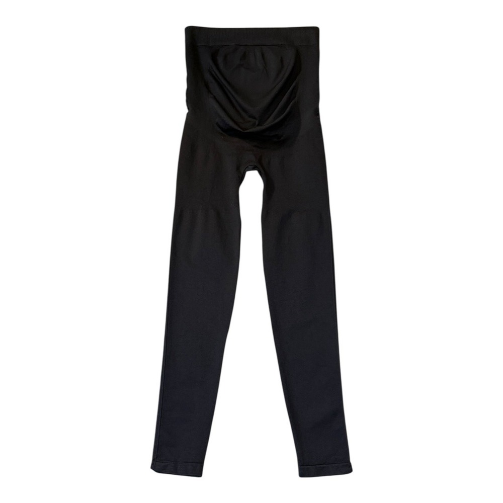 Spiritual Gangster Black Seamless Maternity Leggings Size M/L - Picture 1 of 4
